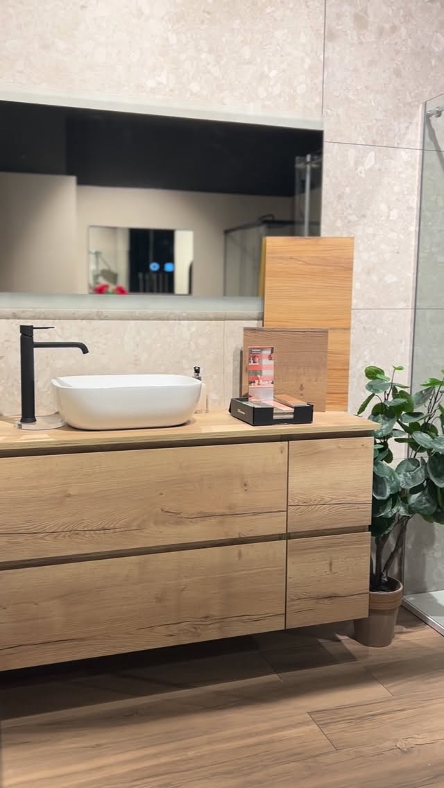 Mueble de baño en exposición